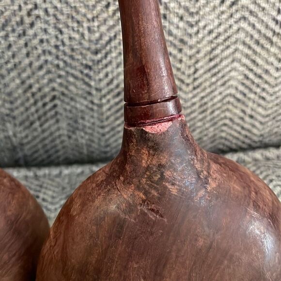 🌸Host Pick🌸 Hand Carved Wooden Salad Servers. Giraffes 13 Inches - Picture 8 of 9